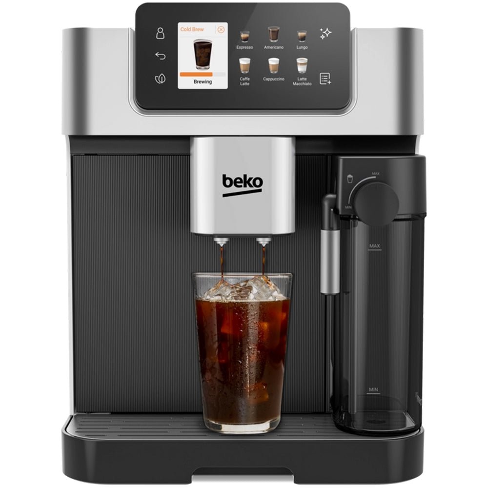 Beko Caffe Experto CEG7348X Bean-to-Cup Coffee Machine – 18 Hot & Cold Drinks, Silver