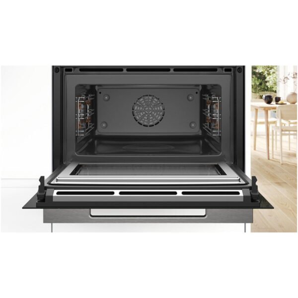Bosch Series 8 CMG7361B1B Built-In Compact Combi Oven with Microwave – 45L, Air Fry, Black – view 6