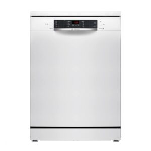 Bosch SMS26AW08G 60cm Freestanding Dishwasher – 12 Place Settings, 46 dB, White