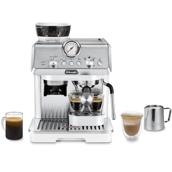 De'Longhi La Specialista Arte Compact EC9155.WH Manual Bean-to-Cup Coffee Machine – White