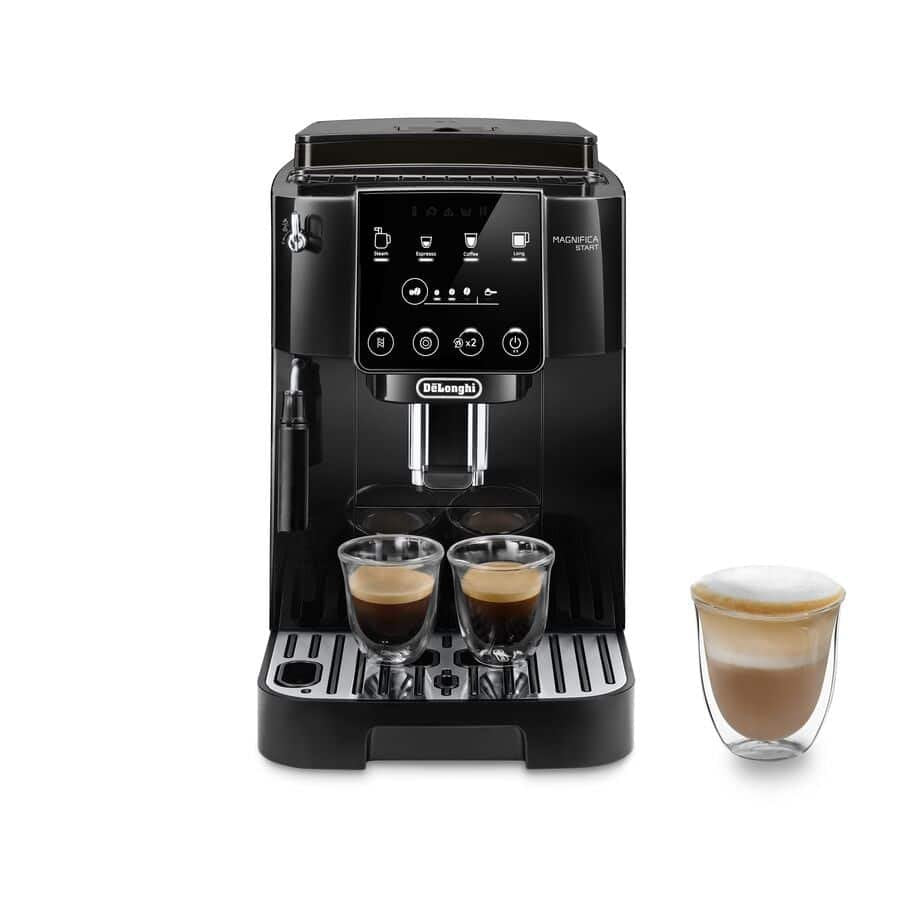 De'Longhi Magnifica Start ECAM222.20.B Bean-to-Cup Coffee Machine – Manual Frother, Black