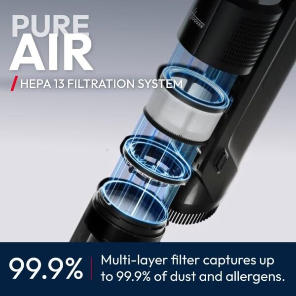 Hoover HF3 DynamicClean HF310H Cordless Stick Vacuum – H13 HEPA, Anti-Twist, Up to 60 Min – view 4