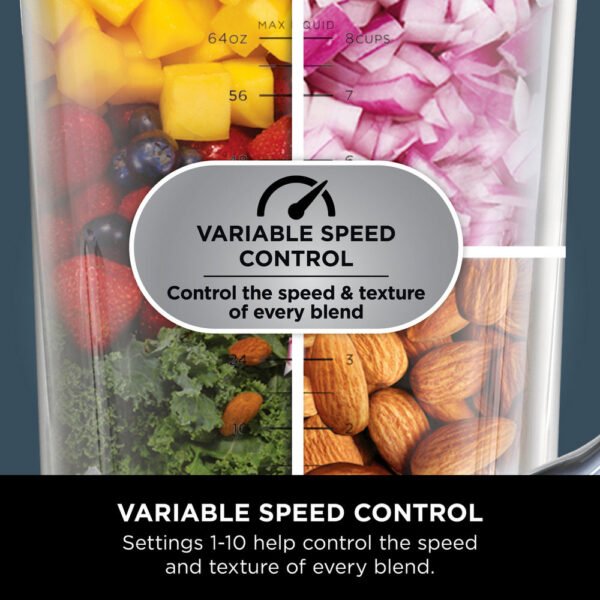 Ninja Detect TB401UK Power Blender & Processor Pro – BlendSense, 1200W, Black – view 10