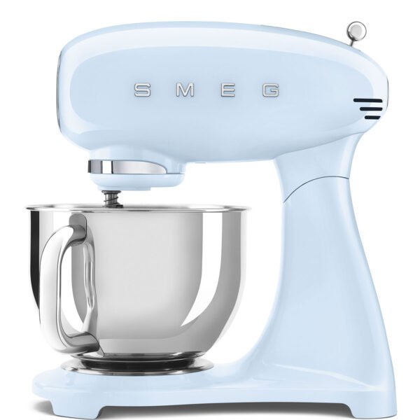 SMEG SMF03PBUK 50s Style Stand Mixer – 800W, 4.8L Bowl, 10 Speeds, Pastel Blue